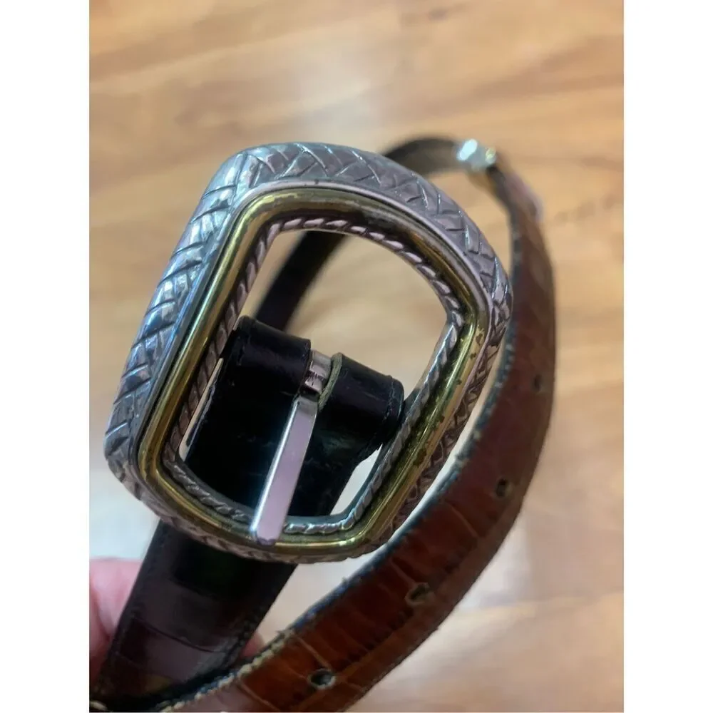 Brighton - 40210 Ladies Belt Size M|30 Reversible Black and Brown